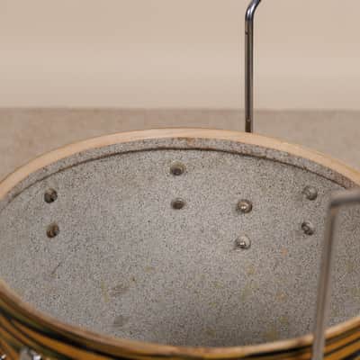 1970s Ludwig Standard 16x16 Lemon Strata Floor Tom image 19