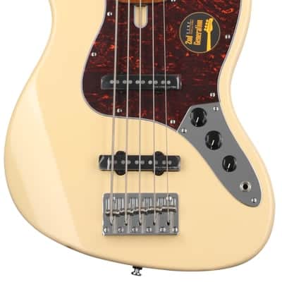 Sire Marcus Miller V5 Alder 5-string Bass Guitar - Vintage White image 2