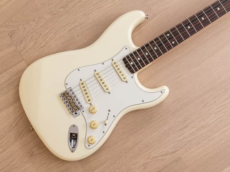 1987 Squier by Fender '62 Stratocaster Electric Guitar Olympic