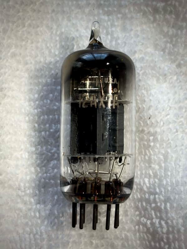GE 12AX7A Vacuum Tube Circa-1960s-Glass image 1