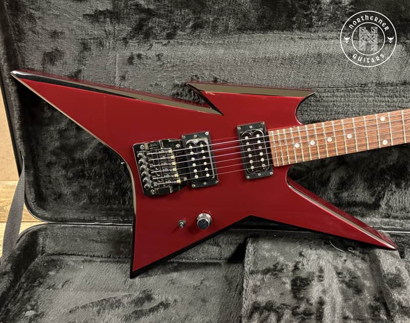 BC Rich USA Custom Shop Ironbird 1984 Deep Candy Apple Red Metallic with Black Bevels image 1