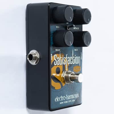 EHX Electro-Harmonix Satisfaction Plus Classic Fuzz Guitar Effect Pedal image 2