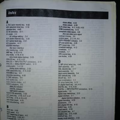 3rd Edition Operation Manual for Otari DTR-90 R-DAT Recorder 1993 image 14