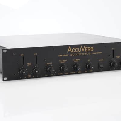 Accutronics AccuVerb Tube Line Preamp Dual Channel Spring Reverb Unit #52589 image 20