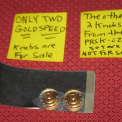 TWO new genuine Gibson GOLD SPEED KNOBS (ONLY TWO of the 4 knobs from the PRSK-020 set are for sale) image 8