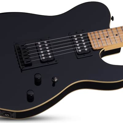 Schecter PT Electric Guitar. Gloss Black (BLK) image 14