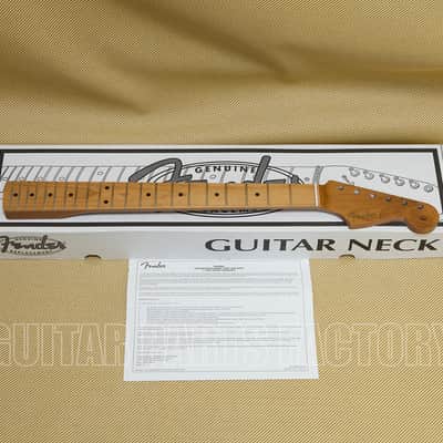 099-9992-920 Fender Roasted Maple Vintera Mod '60's Stratocaster Neck 21 Medium Jumbo 9.5 image 1