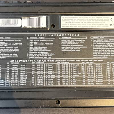 Alesis SR-16 Drum Machine 2010s - Black image 3