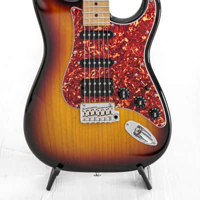 2022 Limited Edition Suhr Classic S Paulownia HSS in 3-Tone Burst 6.5lbs image 2