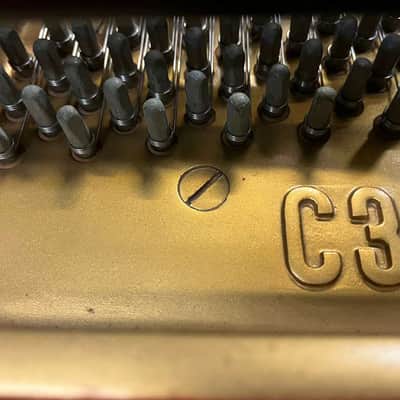 Yamaha C3 Grand Piano – 6'1" – Glossy Black image 11