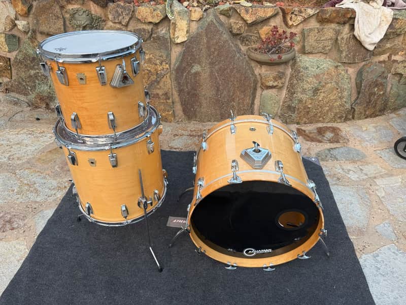 Ludwig Classic Maple 3 pc Drum Set kit -Natural Finish image 1