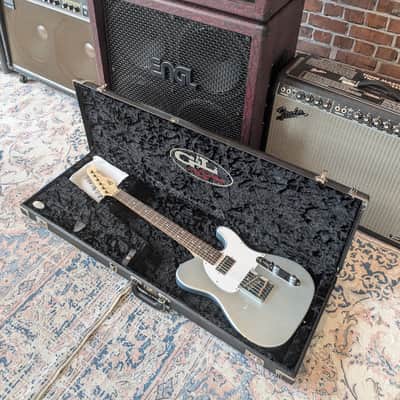 Used G&L 2023 Custom Shop ASAT Bluesboy - Ice Blue Metallic image 10