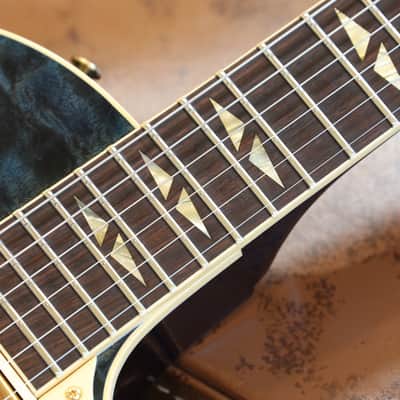 Orianthi Owned! 2024 Gibson Custom Shop 1959 Reissue Les Paul Electric Guitar 5A Quilt Blue + COA OHSC image 9