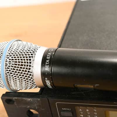 Shure U4D-J4 Wireless Receiver w/ two U2/BETA87A Handheld Mics - J4 Band CG01YHE image 9