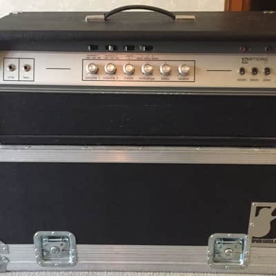 Ampeg V-4 100-Watt Amp Head with Reverb 1971 - Black image 1