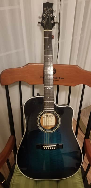 Alvarez 5081N B 90's Flame Maple Teal image 1