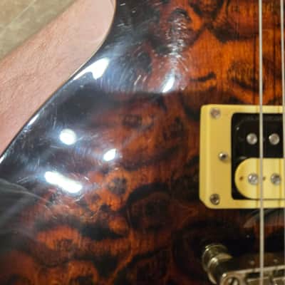 Dean EVO Select Tigers Eye Quilt Top Electric Guitar image 3