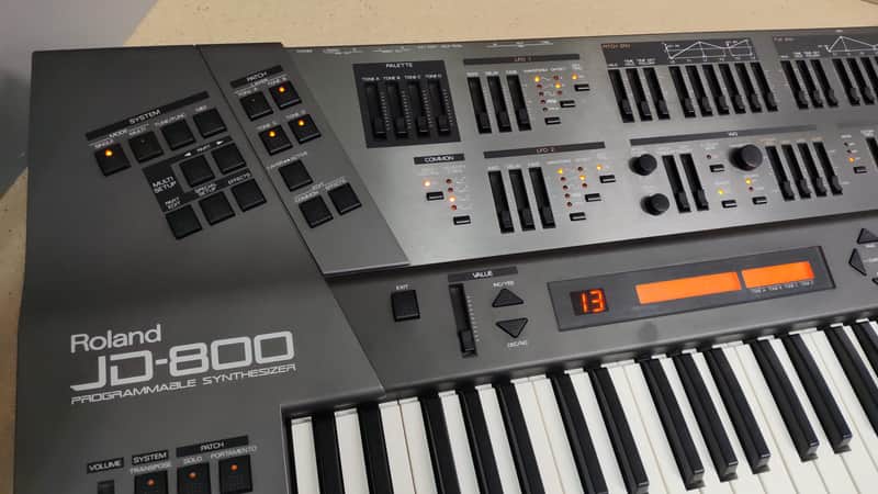 Roland JD-800 61-Key Synthesizer Full Serviced / Library / JD800 Jd