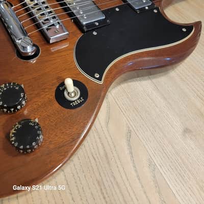 1973 Gibson SG Standard with Ebony Fretboard - Walnut image 3
