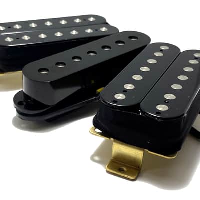 7 String Dragonfire Screamers HSH Pickup Set, Hot Performance Humbucker-Single-Humbucker, Black image 1