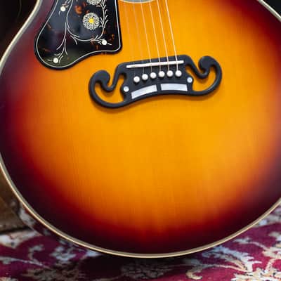 2025 Epiphone Inspired by Gibson Custom Pre War SJ-200 Rosewood Left Handed image 4