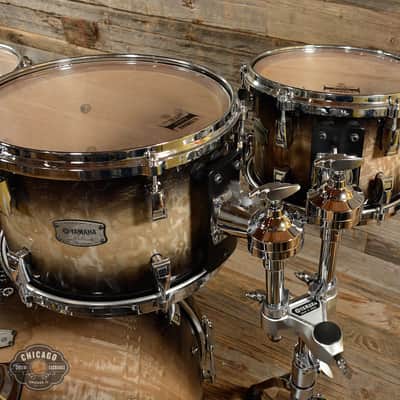 Yamaha Phoenix PHX 10/12/14/16/22 5pc. Drum Kit Textured Black Burst image 8