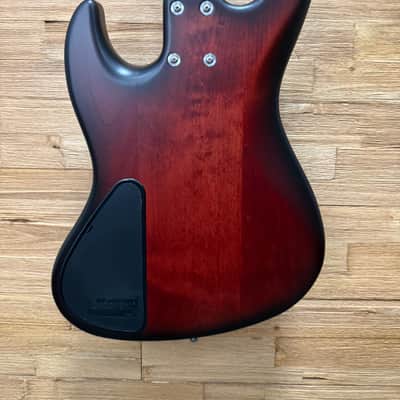 Sadowsky MetroLine 21-Fret Vintage M/J 4- string Bass- Burgundy Burst Trans Satin  w/soft bag  New! image 16