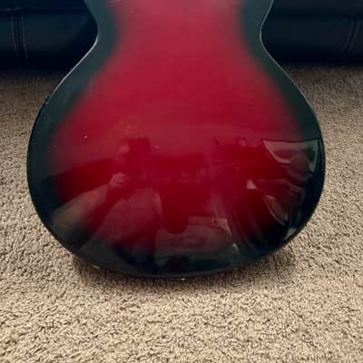 Hofner 500/6 Verythin Bass 1966 - 1968 Red Burst image 8