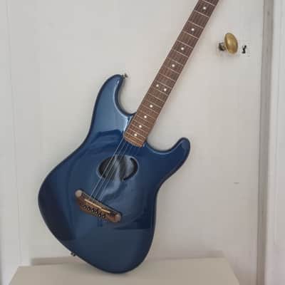 Fender Acoustasonic Deluxe series 2002 - Blue metal image 1