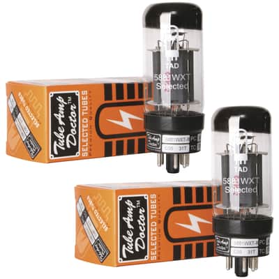Tube Amp Doctor 5881WXT-R Tubes Duett - Tube for Guitar Amps image 2