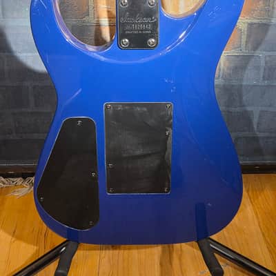 Jackson JS Series JS32Q DKA Dinky Archtop Amaranth Fretboard Transparent Blue image 15