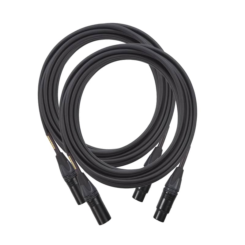 Mogami Gold Stage XLR Microphone Cable 20' 2 Pack Bundle image 1