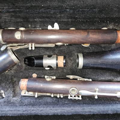 Noblet Normandy 10 Paris Wood Soprano Clarinet, France, Brown Stained Wood image 3