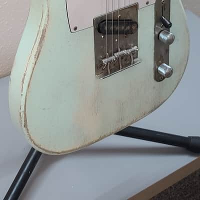 Partscaster Telecaster Relic AWESOME GUITAR! 2020s - Blue Nitro Shellac image 5