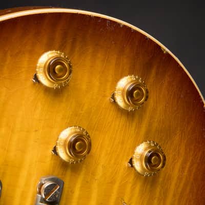 2021 - Gibson Custom Shop Made 2 Measure Murphy Lab '59 Les Paul Standard Murphy Painted Ultra Heavy Aged Royal Tea Burst image 17