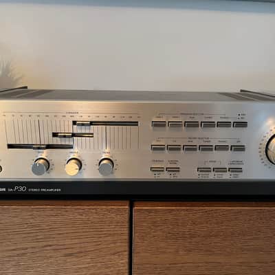 Immagine RARE Mitsubishi Preamplifier DA-P30 1979 - Argent brossé - 2