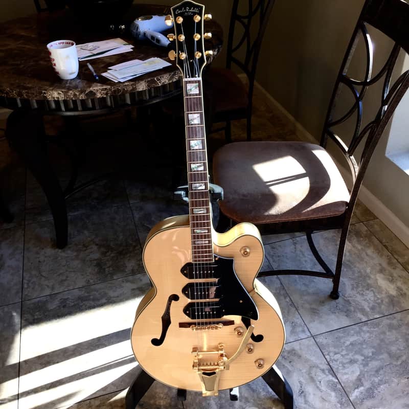 Carlo Robelli/Peerless W/ OHCS ES 500 early 90's Flame Maple image 1