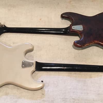 Hagstrom 1 1960's Rare Lavender + Blue Plastic Top Guitars image 2