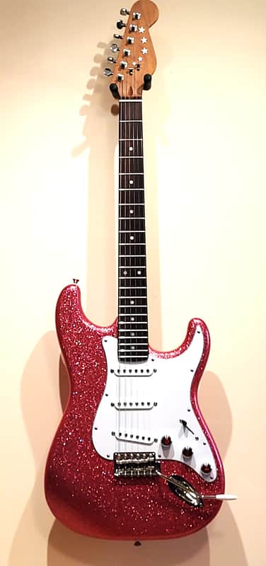 Custom Designed & Crafted Strat Style Big Flake Metallic Champagne Sparkle-Serial #079 2025 image 1