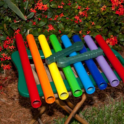 Ensoul CHPR-FMD-GR | PORTABLE CHIMES 7 NOTE RAINBOW - GREEN image 4