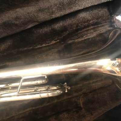 Bach Stradivarius Professional Model Bb Trumpet - Silver-Plated image 2