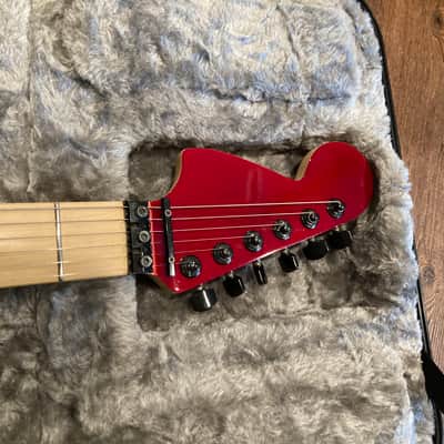 Warmoth Super tele Transparent red image 6