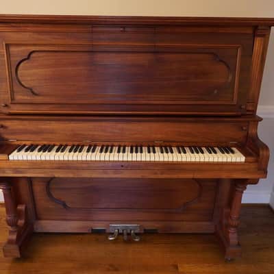 Ellington Upright Grand Player Piano 1903 - Mahogany image 1