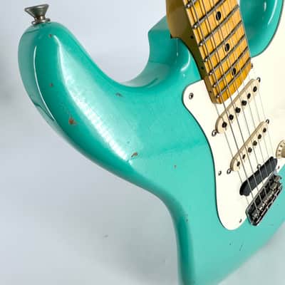 2017 Fender Custom Shop ’56 Relic Stratocaster – Sea Foam Green image 14