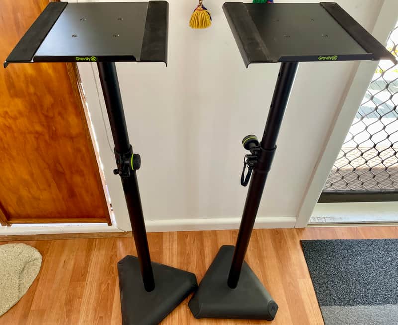 Gravity Speaker Stands - GSP 3202 2022 - Black image 1