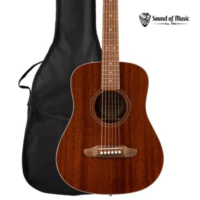 Fender California Standard Redondo Mini W/Bag - Natural Sapele image 1