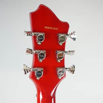 Hagstrom Viking Semi-Hollowbody Electric Guitar - Wild Cherry Transparent (Used) image 9