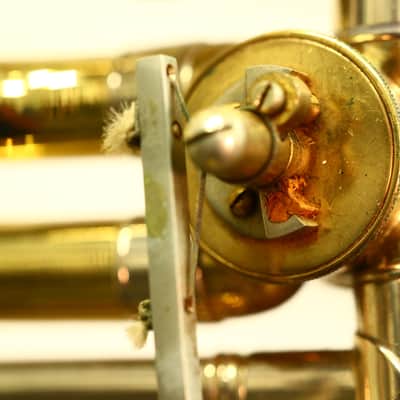 C.G. Conn Ltd. 72H Bass Trombone 1960-1961 - Lacquered Brass image 7