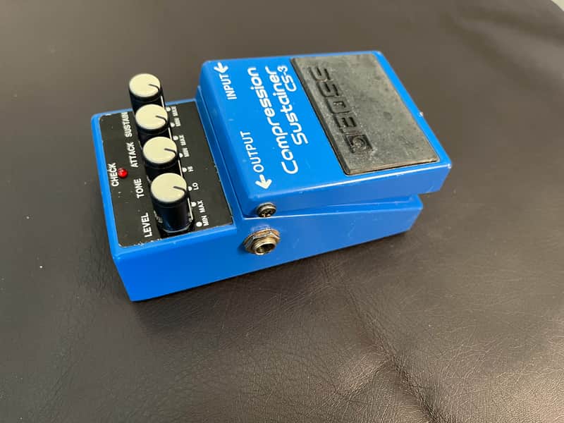Boss CS-3 Compression Sustainer 1997 - Present - Blue Electric Guitar Effects FX Pedal image 1