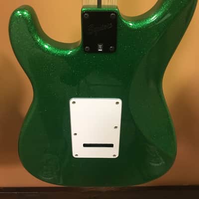 Squire Affinity Double Fat Strat - Sparkle Green image 8